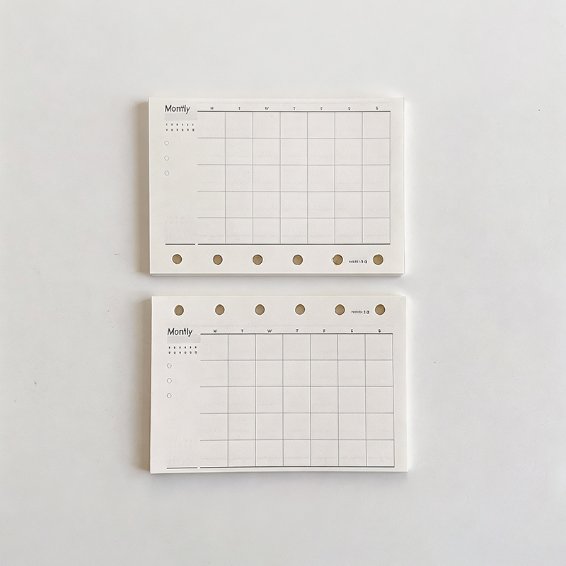 A7 Refillable Planner Inserts