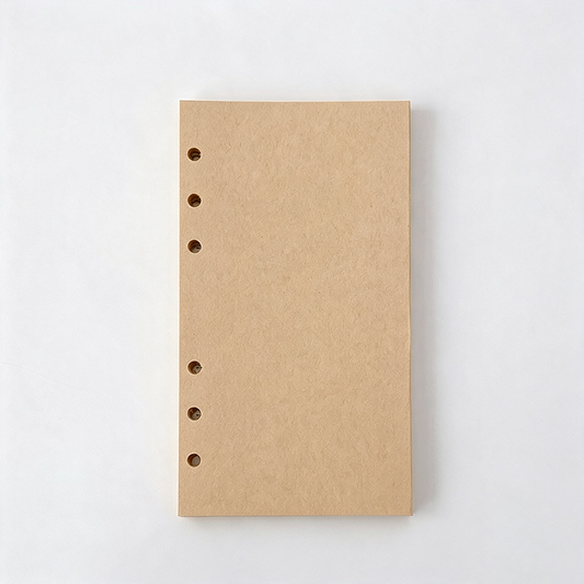A6 Kraft Binder Refill Paper