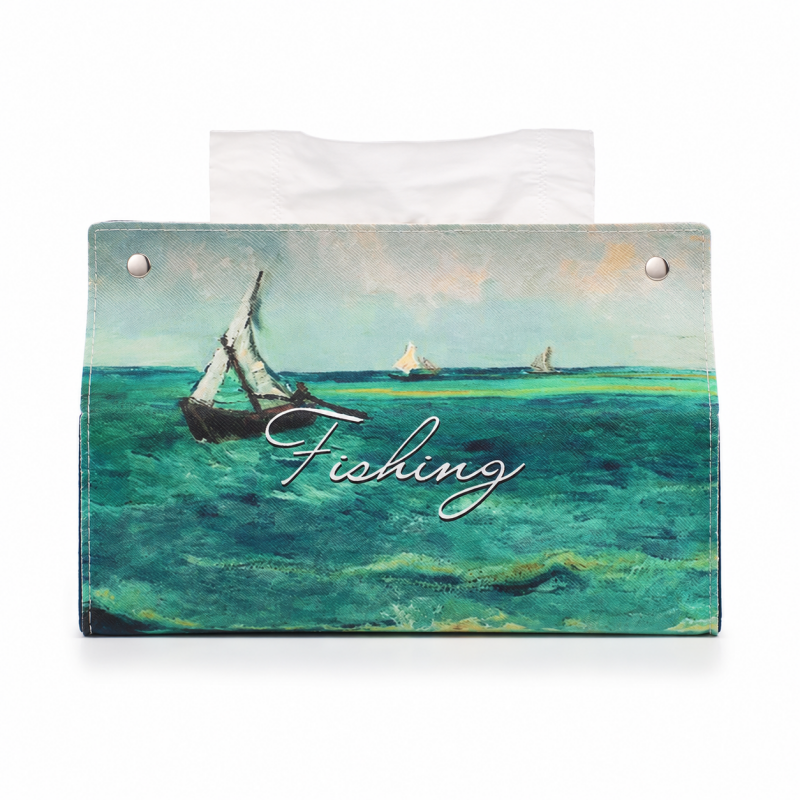 Artist PU Leather Tissue Holder