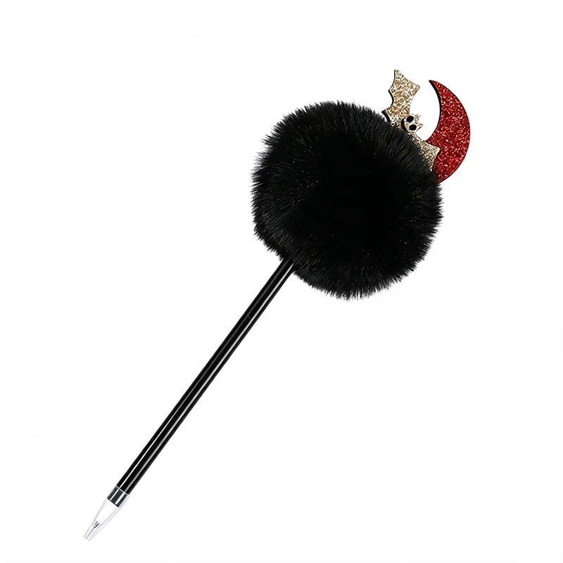 Fuzzy Halloween Topper Gel Pen
