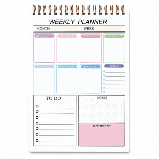 A5 Weekly Planner Notepad