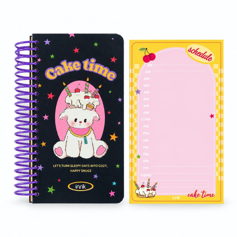 Cartoon Spiral Pocket Notebook