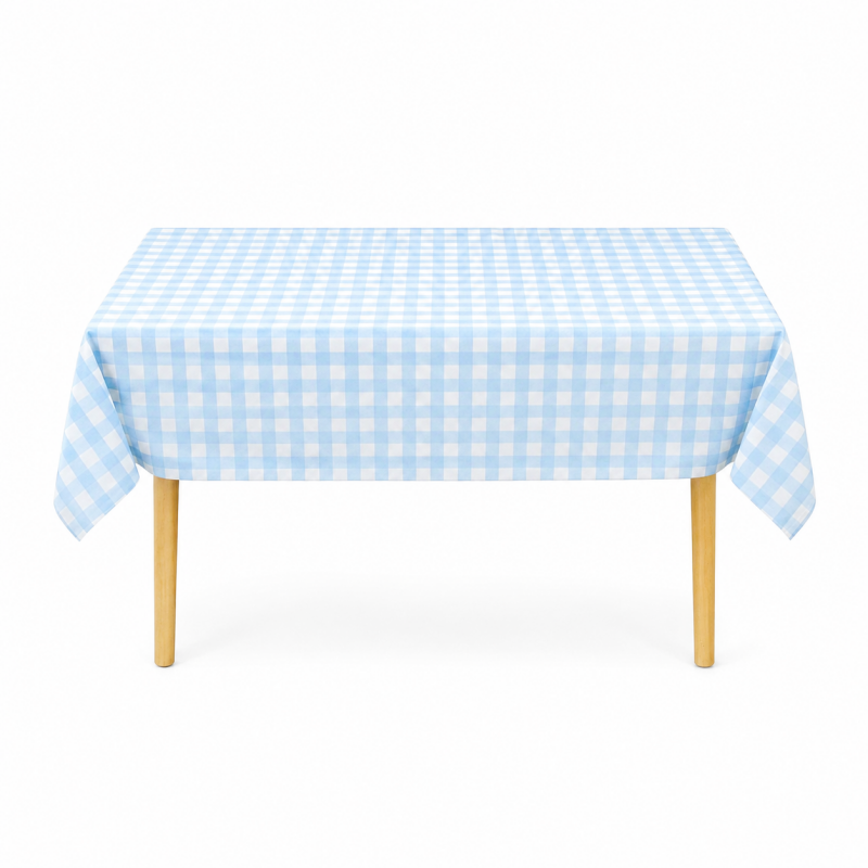 Gingham Rectangular Party Tablecloth