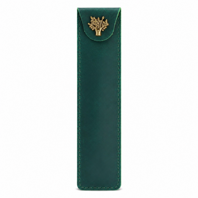 Vintage Genuine Leather Pen Case