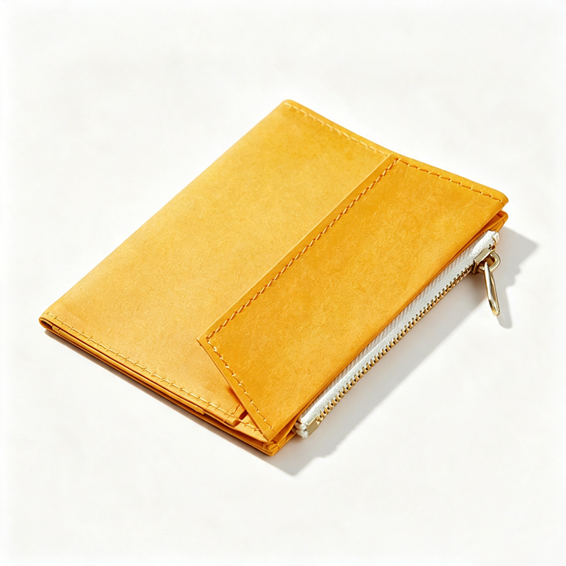 Washable Kraft Paper Zipper Pouch