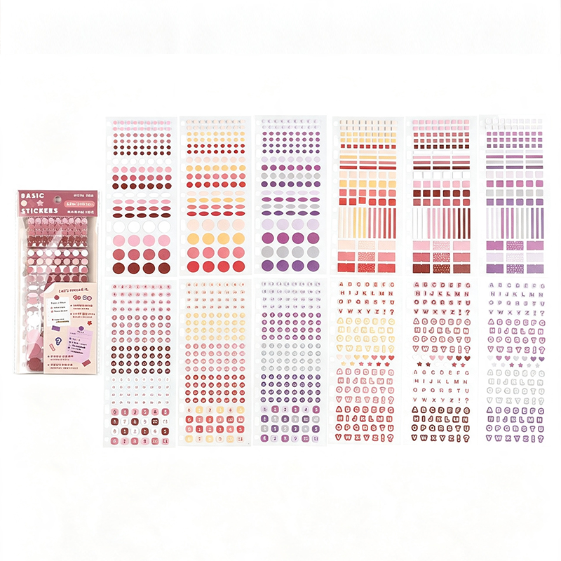 Mood Palette Functional Sticker Set Sticker Sheet
