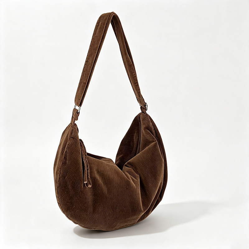 Soft Crescent Shoulder Bag