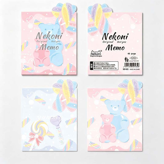 Kawaii Pastel Memo Pad Set