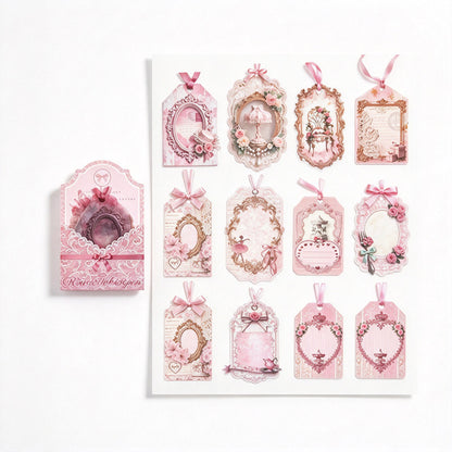 Translucent Glassine Tag Stickers for Layered Journal Collage