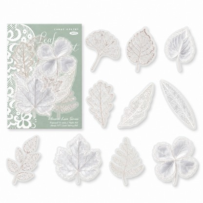 Blossom Silver-Foil PET Sticker Pack