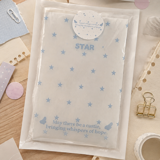 Pastel Dot Transparent Paper Bags Set