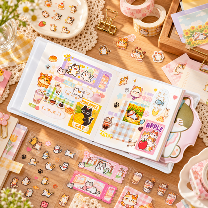 Pixel Cat Deco Sticker Booklet