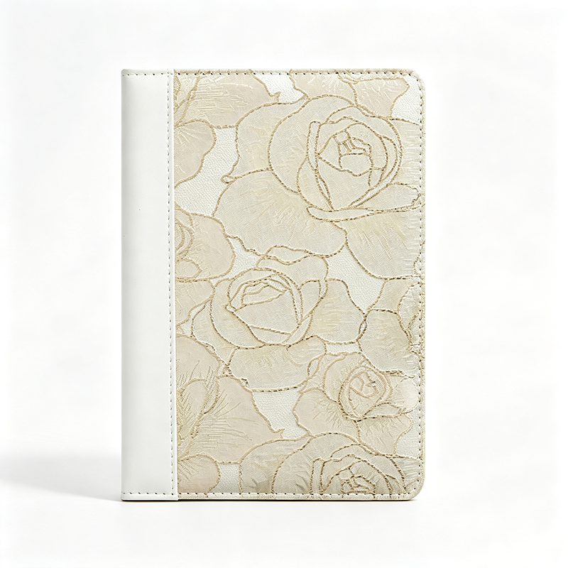 Flower Garden Fabric Notebook