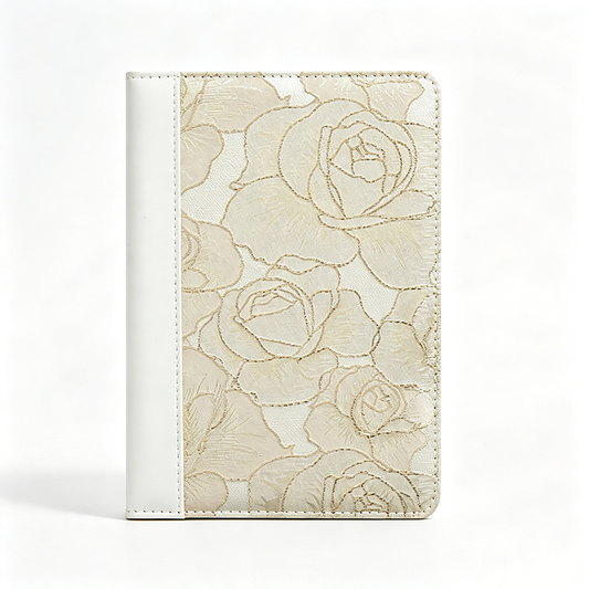 Flower Garden Fabric Notebook