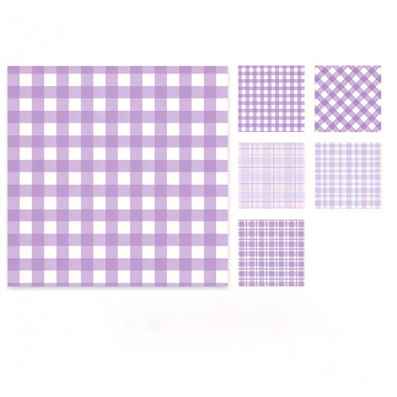 Plaid Grid Memo Pad