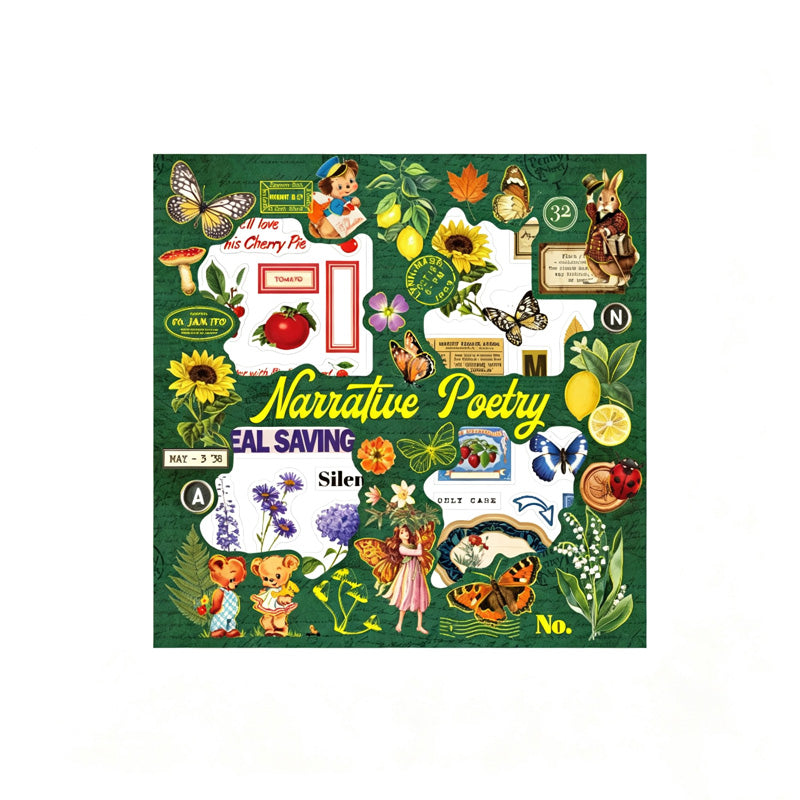 Poems Of Relics Vintage Sticker Box