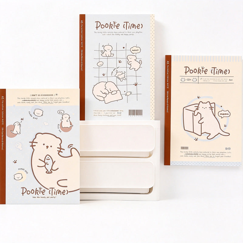 Pookie Times Cute Cat Notebook Set