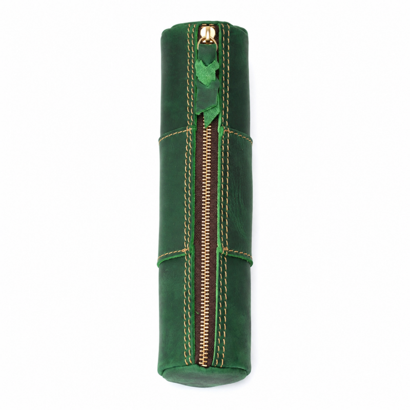Genuine Leather Vintage Pen Pouch
