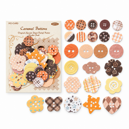 Button Collector Relief Stickers