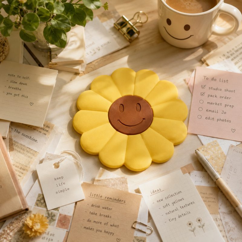 Daisy Silicone Pot Coaster