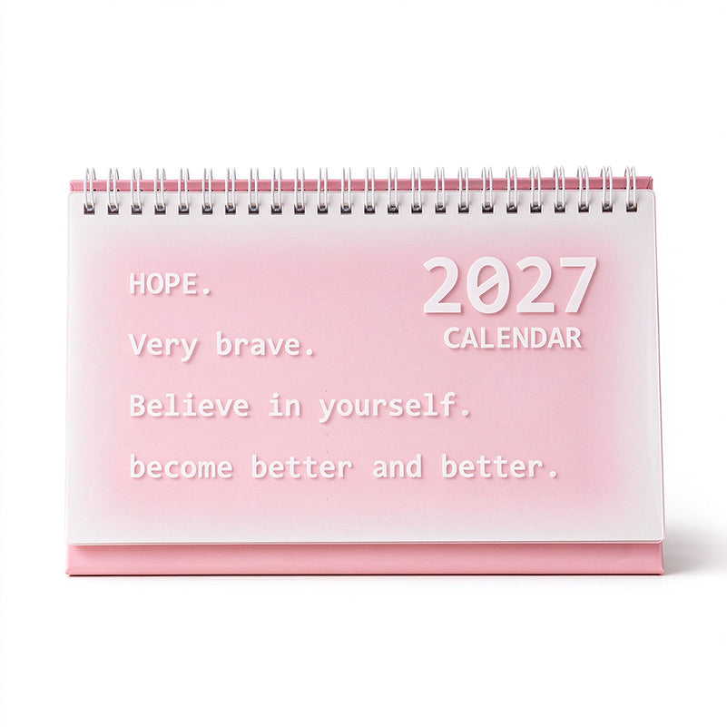2027 Motivational Desk Calendar