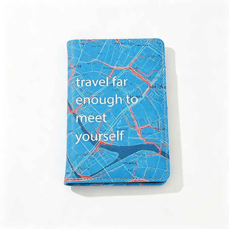 Letter Print Passport Holder