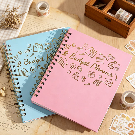 Monthly Budget Planner With Receipt Pockets