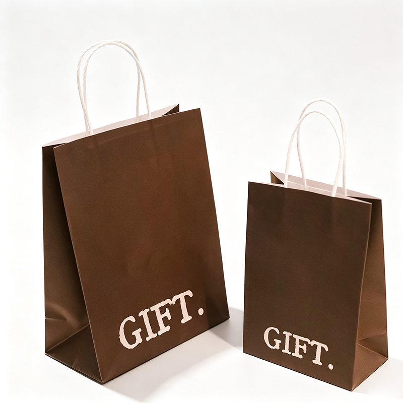 Illustrated Rope Handle Paper Gift Bag