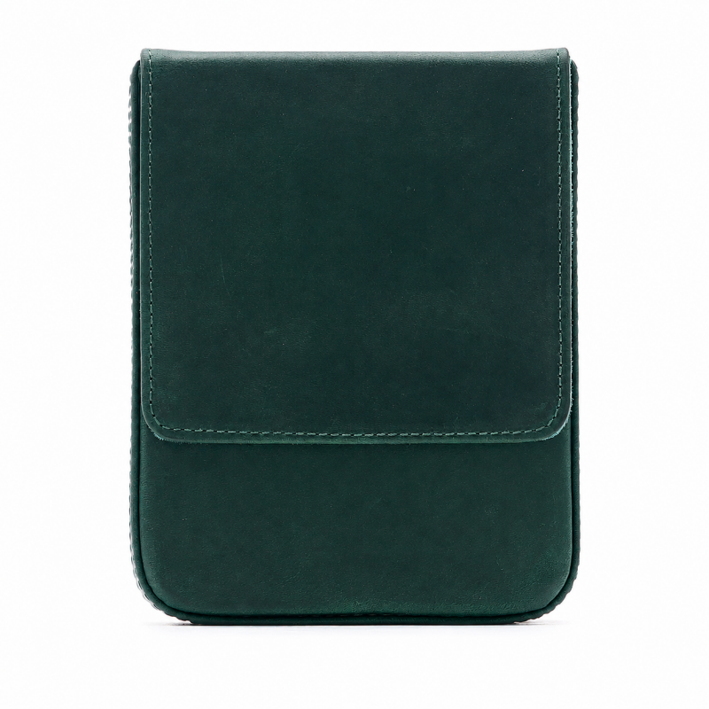 Magnetic Folding Leather Pencil Case