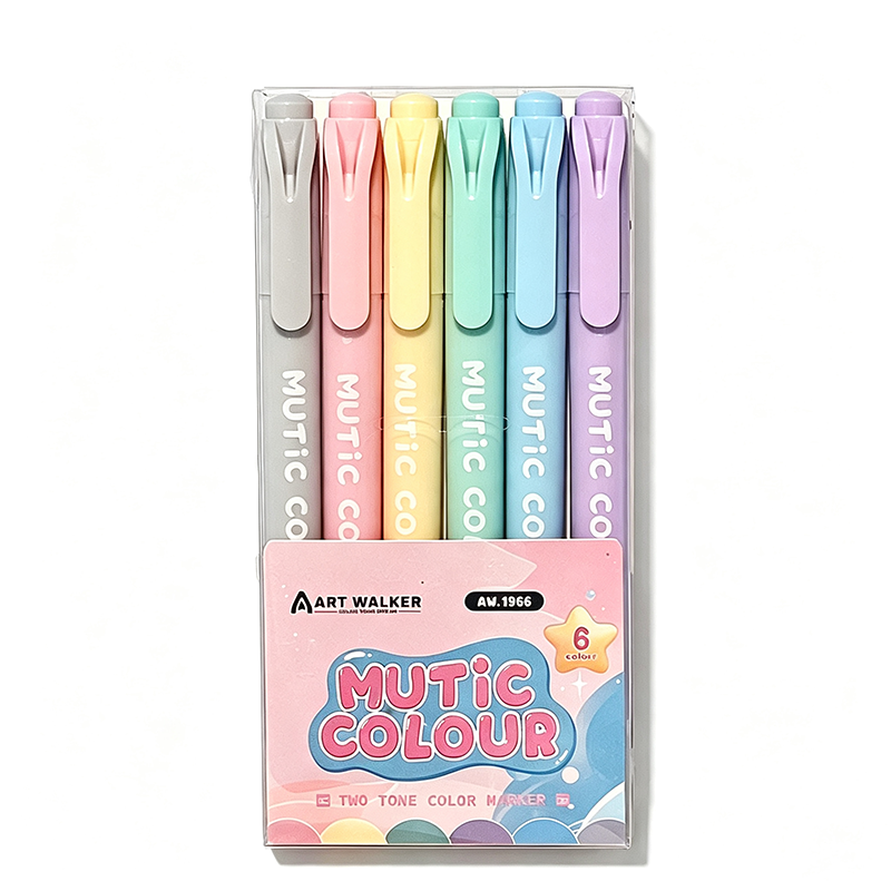 Double-Headed Highlighter Marker Set