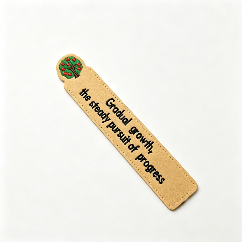 Embroidered Felt Quote Bookmark
