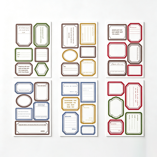 Elegant Frame Label Stickers