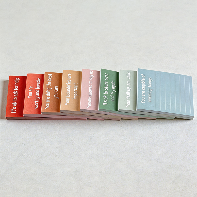Mindful Color Block Sticky Notes