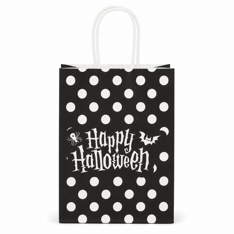 Halloween Printed Kraft Paper Gift Bag