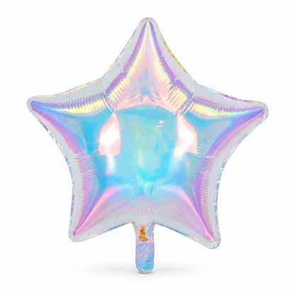 Iridescent Birthday Party Foil Balloons - 25 pieces per Pack