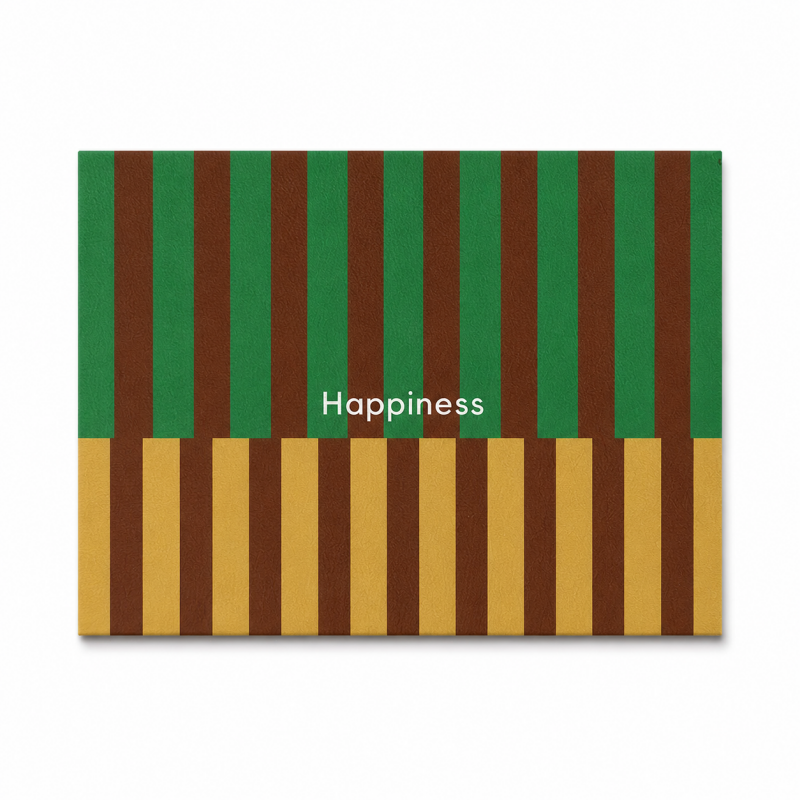 Vintage Stripe Leather Placemat