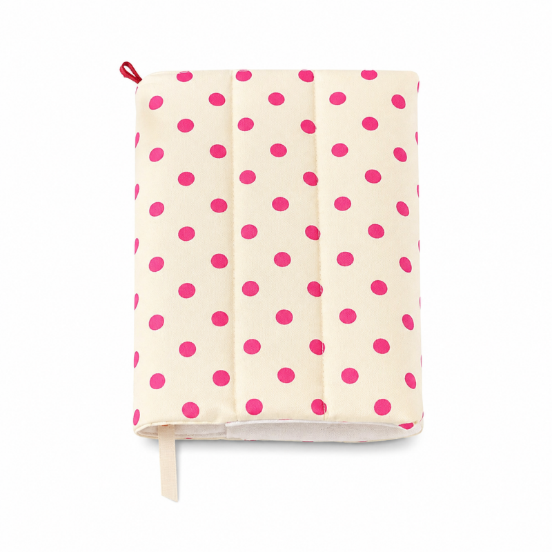 Polka Dot Fabric Notebook Cover