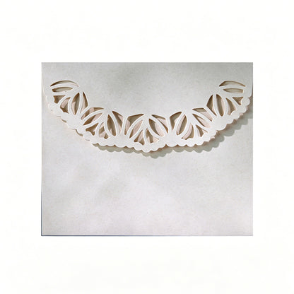 Laser Cut Floral Greeting Card