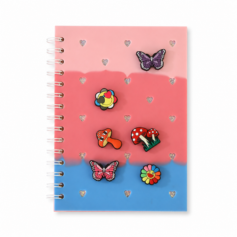 Charm Cover Spiral Notebook