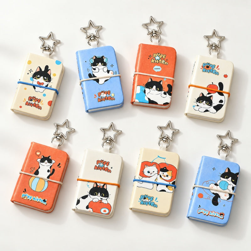 Mini PU Leather Keychain Journal – Assorted Set of 24