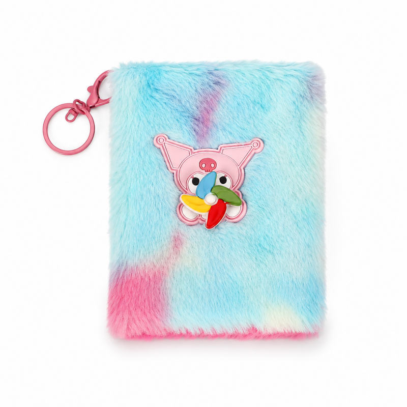 10 Cupcake Plush Keychain Notebook