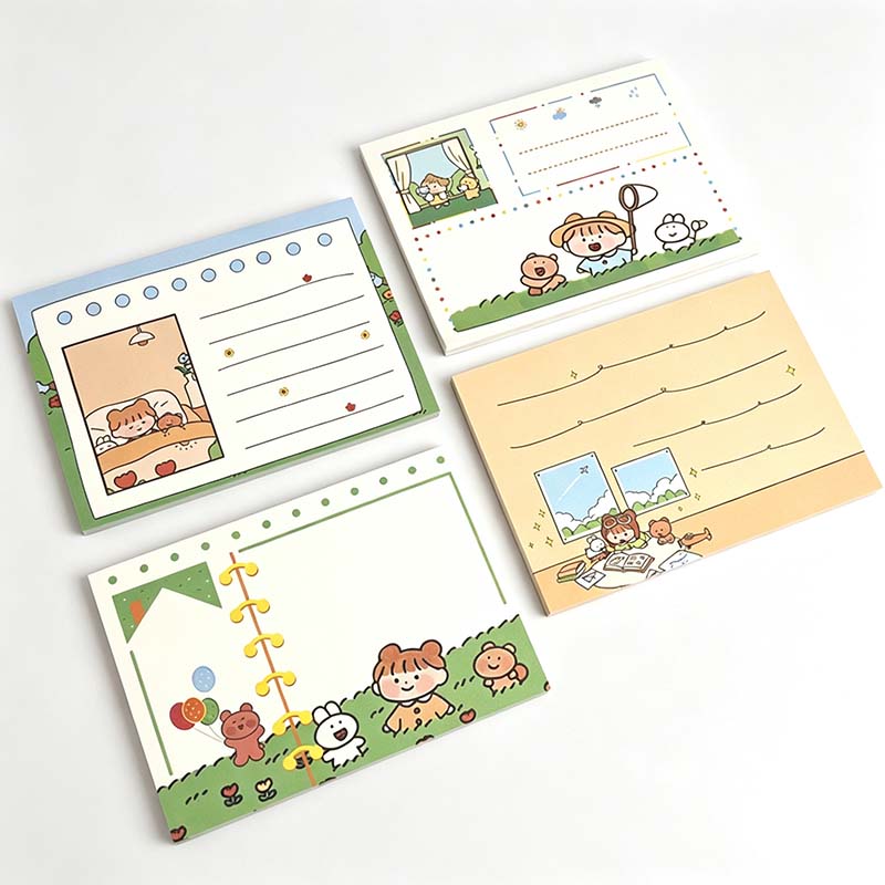 Cozy Girl Planning Memo Pad Set