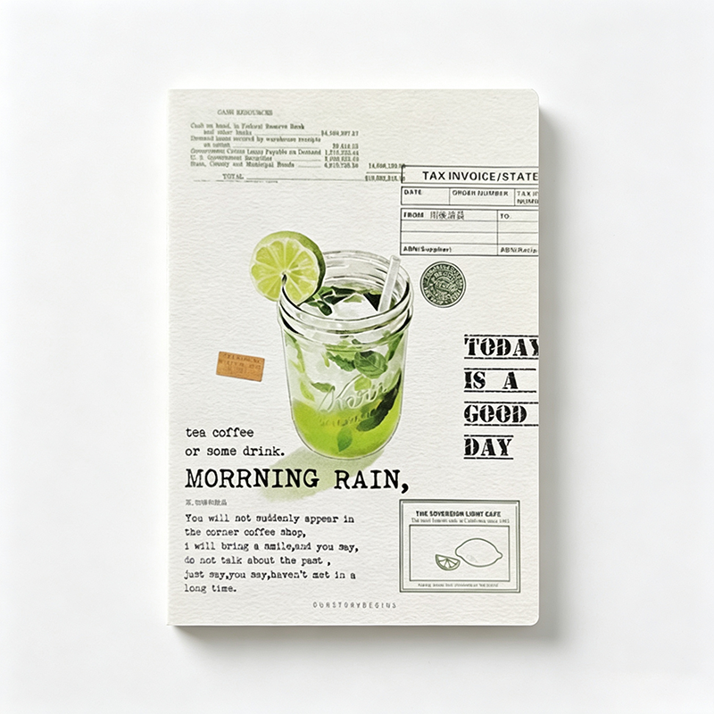 Food Diary Illustrated Pocket Notebook