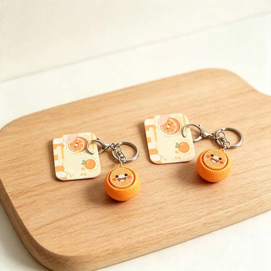 Mini Orange Squeeze Keychain