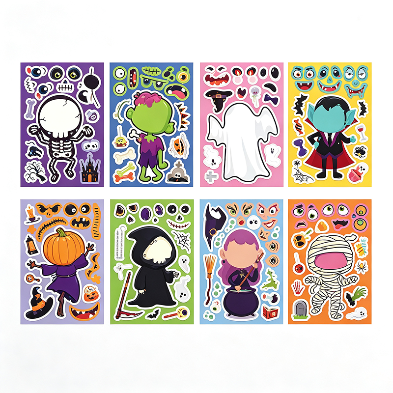 Holographic Mermaid Make A Face Stickers