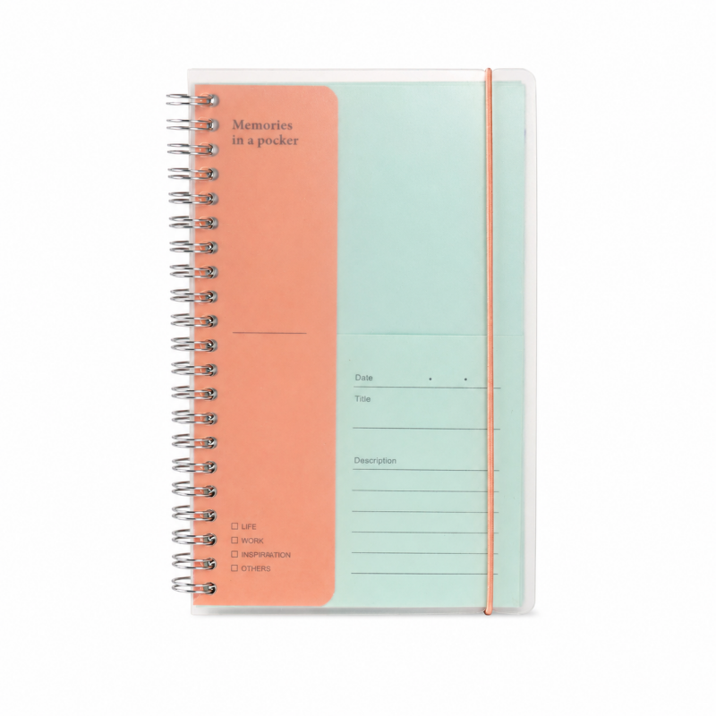 Spiral-Bound Pocket Document Folder