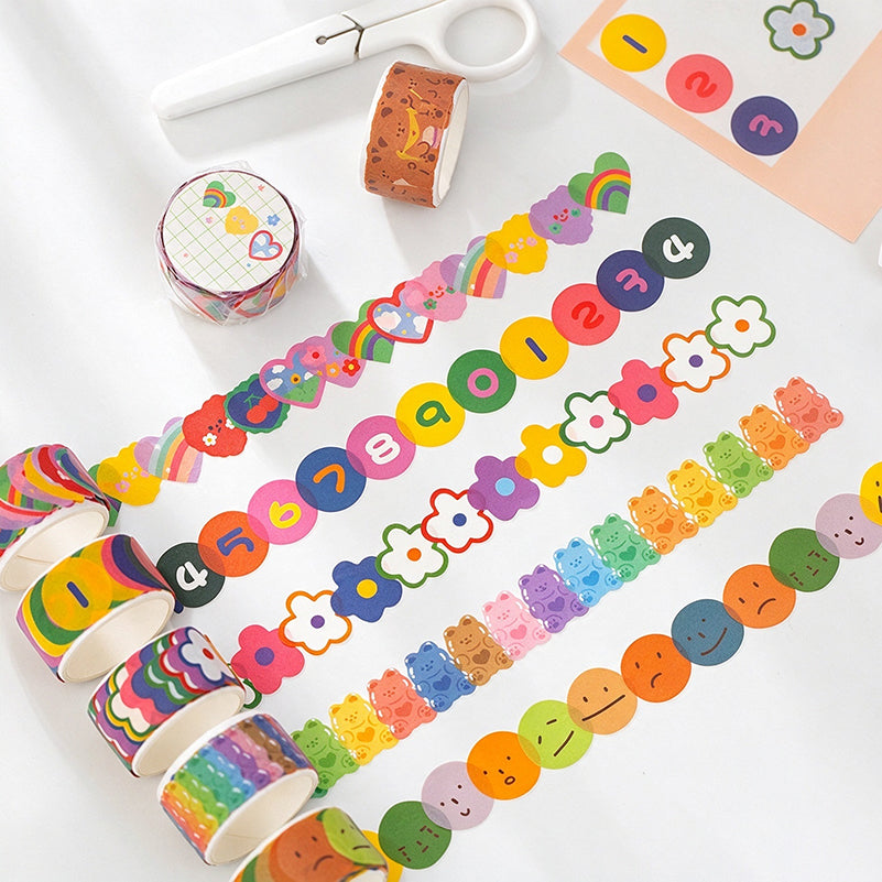 Soft Chirp Die-Cut Washi Tape Roll