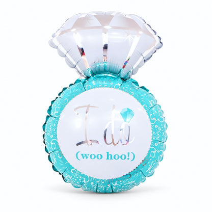 Diamond Ring Foil Balloon-50 Piece Pack