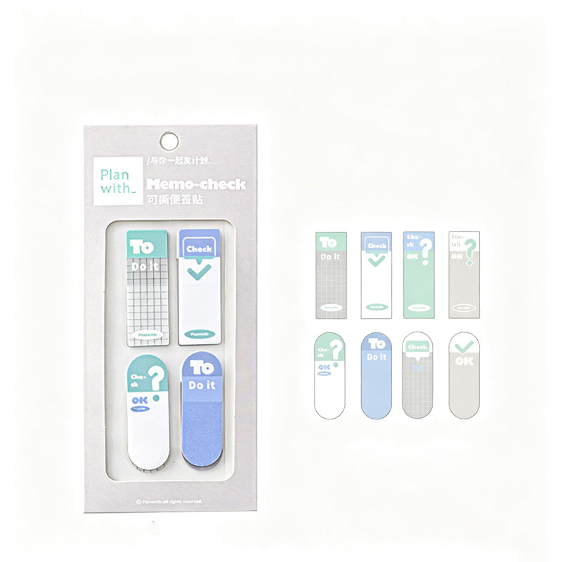 Memo Check Sticky Tabs Set