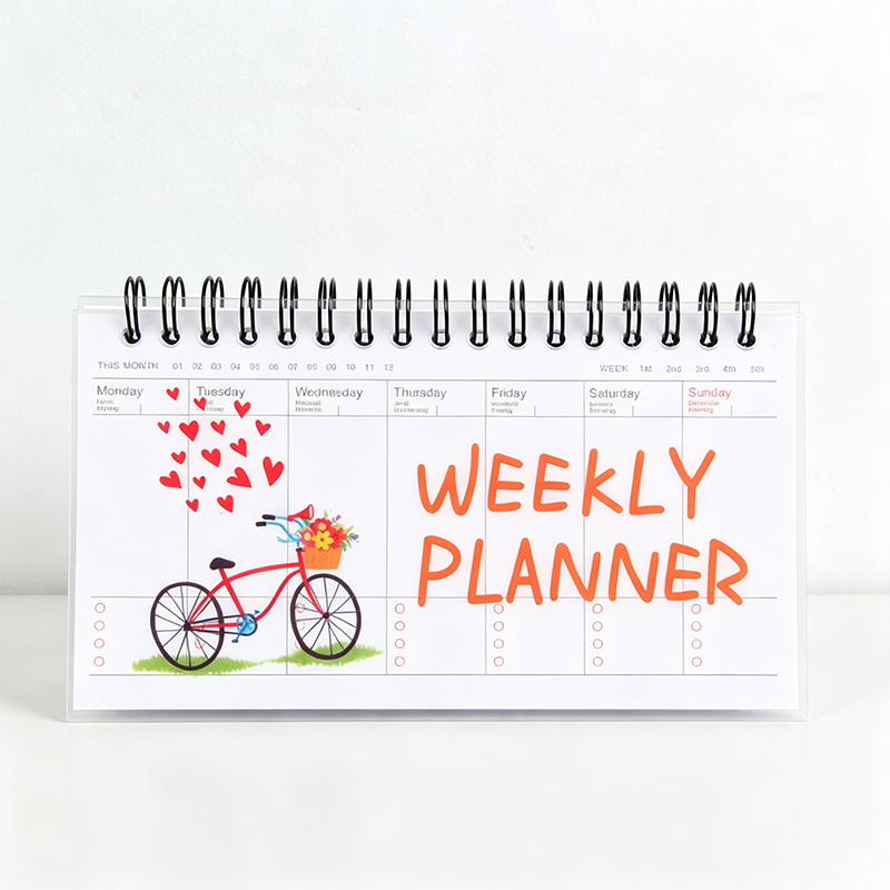 Spiral Cute Weekly Planner Notepad